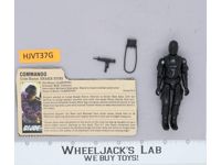 Snake Eyes V1 Straight Arms 100% Complete G.I. Joe 1982 Hasbro Vintage Figure