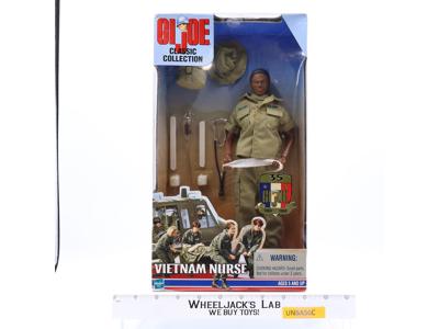 Vietnam Nurse GI Joe Classic Collection 12" Action Figure Black 1999 Hasbro MISB