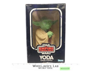 Yoda Rubber Hand Puppet Star Wars ESB 1980 Kenner Vintage Action Figure MIB