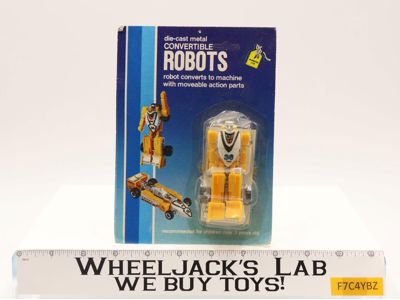 Yellow Die-Cast Convertible Robots Madison Ltd. KO Bootleg Figure NEW SEALED