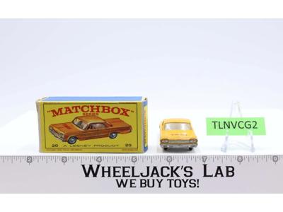 Taxi-Cab 20 Lesney Matchbox Series 1960's Made In England Orange w/ Original Box