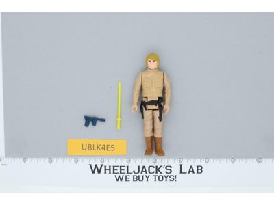 Luke Skywalker Bespin MUSTARD Hair 100% Complete Tri-Logo Star Wars 1980 Palitoy