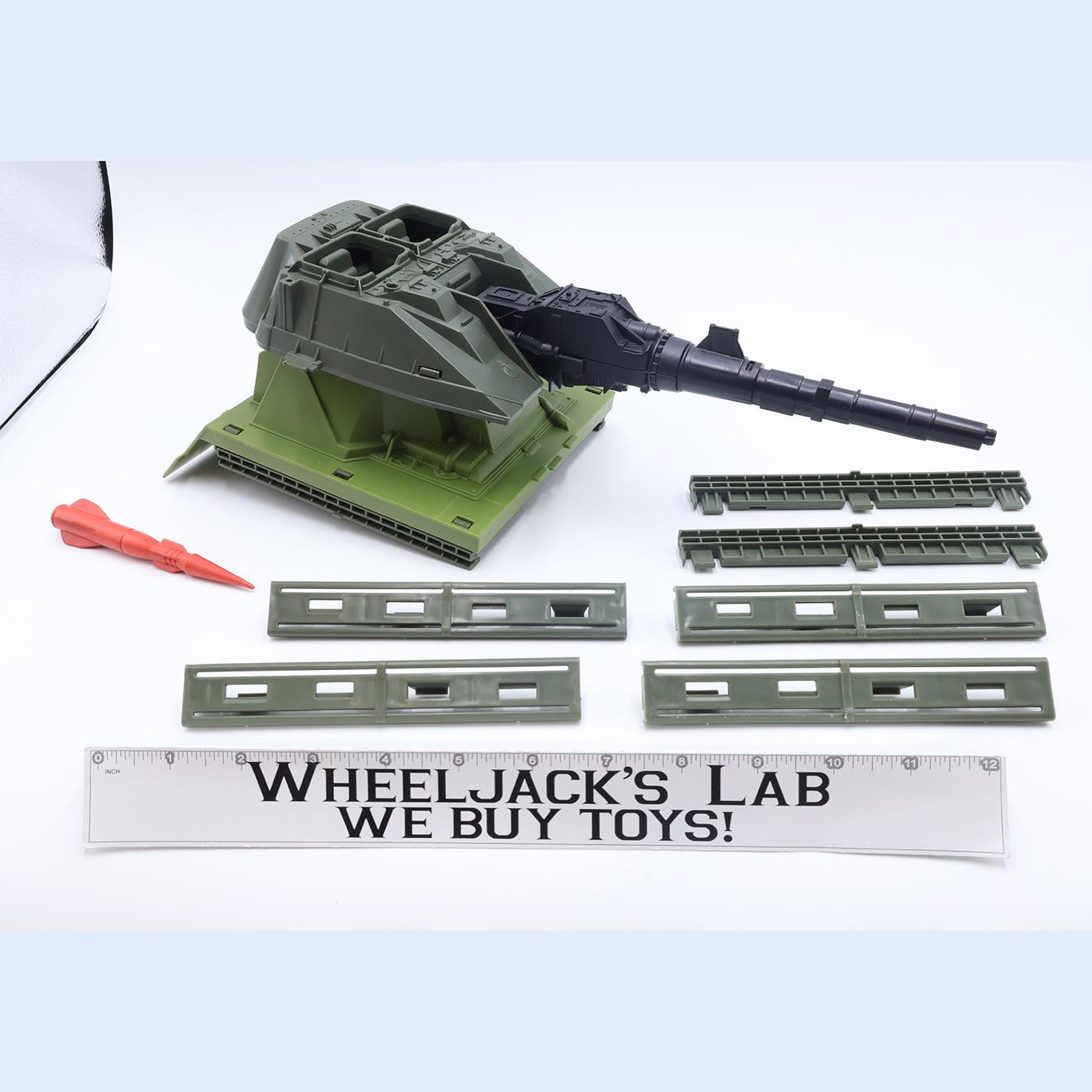 Rolling Thunder Tank & Cannon w/ Top Missile 1988 GI Joe Hasbro Vintage Vehicle