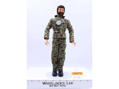 Land Adventurer Flocked Brown Hair & Beard 12" GI Joe 1970 Hasbro Action Figure