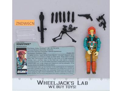 Downtown V1 100% Complete G.I. Joe 1988 Hasbro Vintage Action Figure