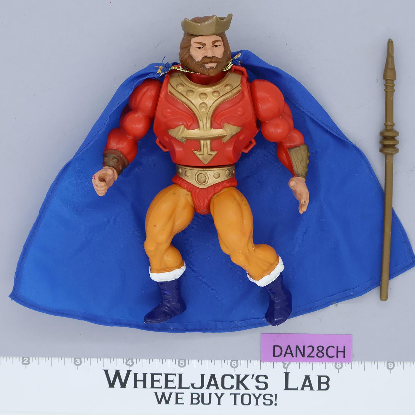 King Randor 100% Complete He-Man Masters of the Universe MOTU Mattel 1987 Figure