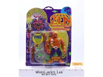 Garbage Man Contaminators ZEN Intergalactic Ninja W/Comic JusToys 1992 Figure