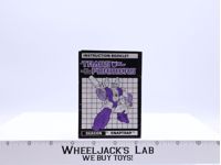 Snaptrap Action Figure Instruction Booklet Manual 1988 Vintage G1 Transformers