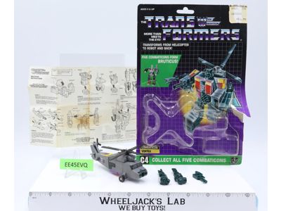 Vortex 100% Complete W/CARDBACK & BUBBLE 1986 G1 Transformers Action Figure