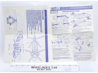 Tomahawk 1986 ORIGINAL Instructions / Blueprints G.I. Joe Hasbro Action Figure