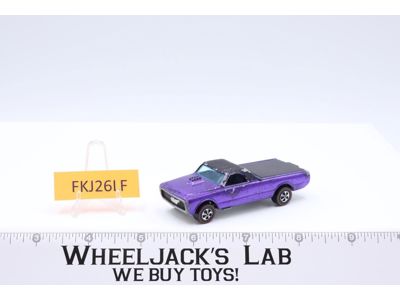 Custom Fleetside Purple Hot Wheels Mattel Vintage 1967 Redline RL