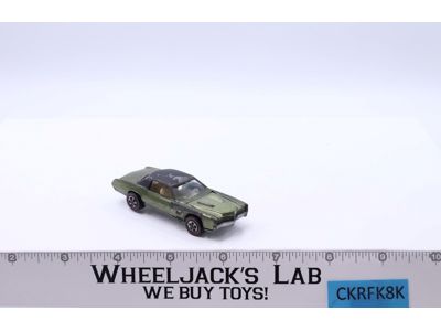 Custom Eldorado Olive Green Hot Wheels 1968 Mattel Vintage Redline RL