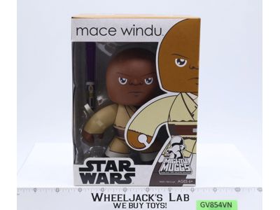 Mace Windu Star Wars Mighty Muggs 2007 Hasbro Action Figure NEW