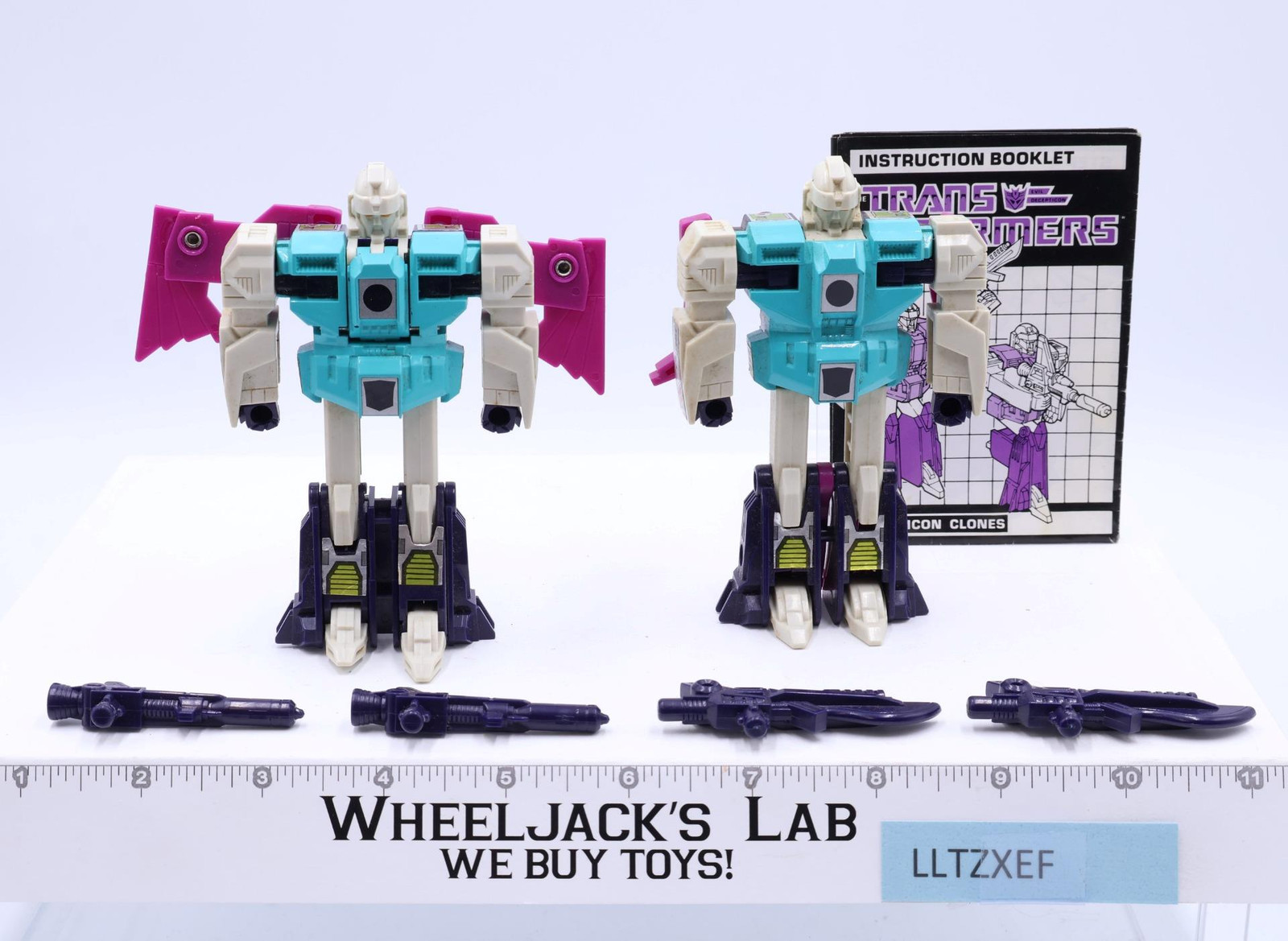 Pounce & Wingspan 100% Complete Vintage 1987 G1 Transformers Action Figure