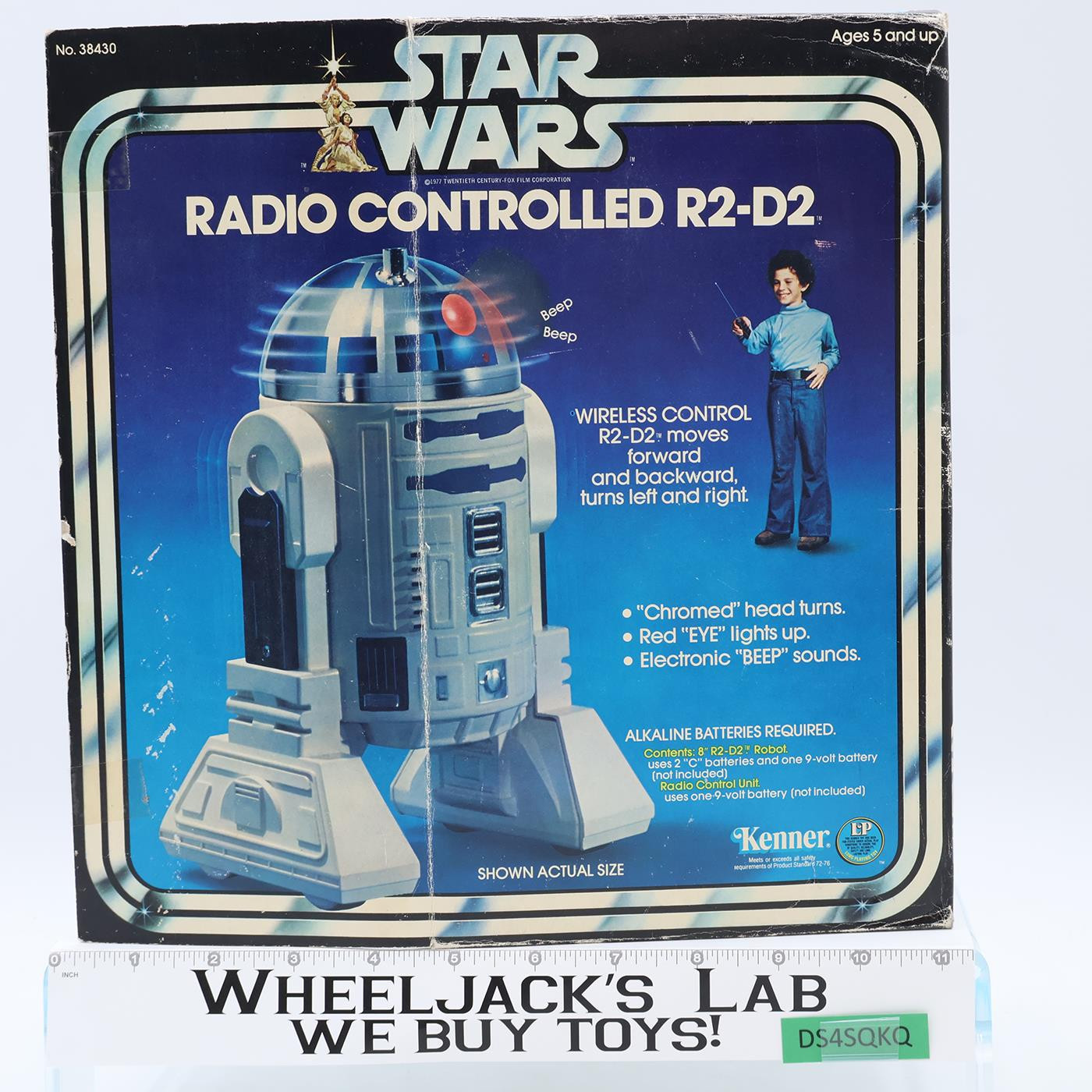 Radio Controlled R2-D2 100% Complete Star Wars 1978 Vintage Kenner Action Figure