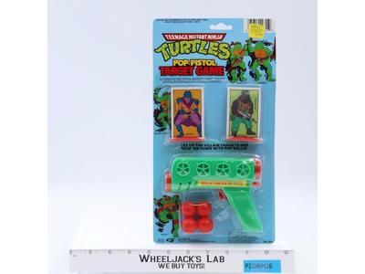 Pop Pistol Target Game Teenage Mutant Ninja Turtles TMNT 1990 NEW SEALED