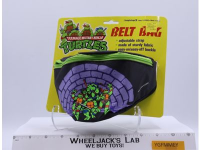 Belt Bag Child's Black Fanny Pack Teenage Mutant Ninja Turtles TMNT 1989 Mirage