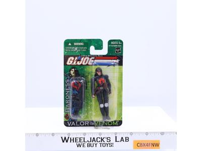 Baroness #2 Valor vs Venom GI Joe 2004 Hasbro Cobra Intelligence NEW MOSC SEALED