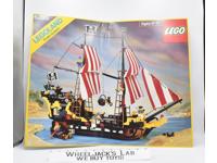 6285 Black Seas Barracuda Pirate System Empty Box Front Vintage Lego Legoland
