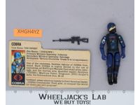 Cobra V1 Straight Arms 100% Complete G.I. Joe 1982 Hasbro Vintage Action Figure