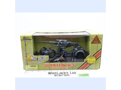 88 MM FLAK 36/37 Die-Cast 1/32 Scale WWII German Gun Ultimate Soldier NEW SEALED