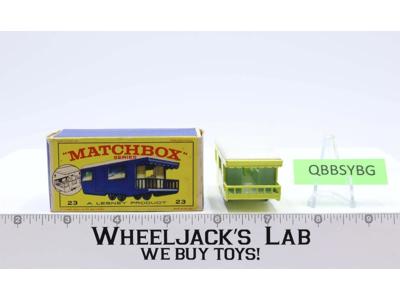 Trailer Caravan 23 Lesney Matchbox Series 1960's Made In England w/ Original Box