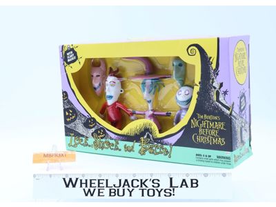 Lock Shock Barrel Tim Burton's Nightmare Before Christmas Figure Set Hasbro 1993