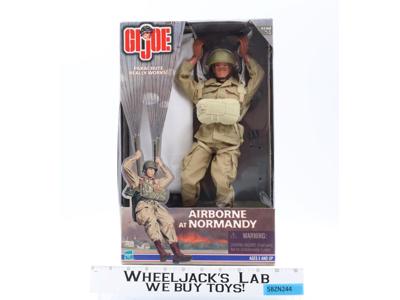 Airborne At Normandy GI Joe WWII 1999 Hasbro 12" Action Figure NEW SEALED
