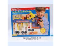 #2084 Action Sounds Garage 1994 Fisher Price Toy Car Playset NEW SEALED