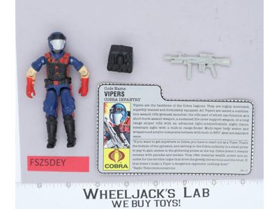 Vipers V1 100% Complete G.I. Joe 1986 Hasbro Vintage Action Figure