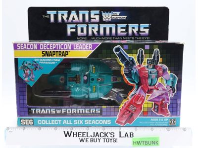 Snaptrap 100% Complete W/BOX & INSERT 1987 Vintage Hasbro G1 Transformers