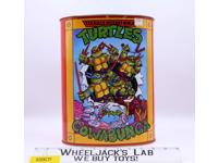 Metal Trash Can UNUSED Cowabunga Teenage Mutant Ninja Turtles TMNT 1989