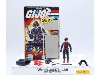 Scrap-Iron V1 100% Complete 32 Cardback 1984 G.I. Joe Hasbro Vintage Figure