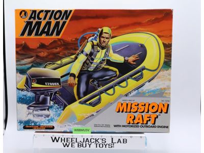 Mission Raft Action Man 1995 Hasbro Action Figure Vehicle NEW MISB SEALED