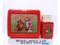 Wicket The Return of the Jedi Plastic Lunch Box W/Thermos 1983 Thermos Vintage