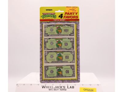 Turtle Money Party Favors Teenage Mutant Ninja Turtles TMNT Unique NEW SEALED