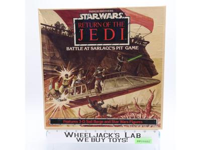 Battle At Sarlacc's Pit Board Game Star Wars ROTJ 1983 Parker Bros Game