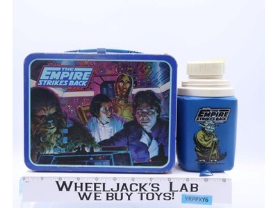 Star Wars The Empire Strikes Back Metal Lunch Box W/Thermos 1980 Vintage