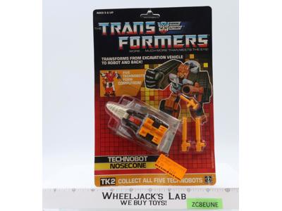 Nosecone G1 Transformers 1987 Hasbro Vintage Action Figure MOSC