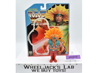 Ricky The Dragon Steamboat W/CARDBACK 1992 WWF Wrestling Hasbro Action Figures