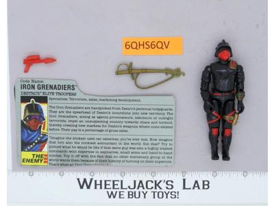 Iron Grenadiers V1 100% Complete G.I. Joe 1988 Hasbro Vintage Action Figure