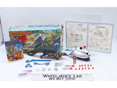 Edmontonia INTERNAL PRODUCT SAMPLE 100% Complete W/ Axis Dino Riders 1987 Tyco