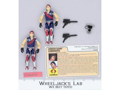 Tomax & Xamot V1 Complete RED CARDBACK G.I. Joe 1985 Hasbro Vintage Figure