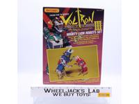 Voltron III Blue & Red Mighty Lion Robots Set W/Box 100% Complete Matchbox 1984