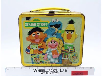 Sesame Street Metal Lunch Box 1979 Aladdin Industries Vintage
