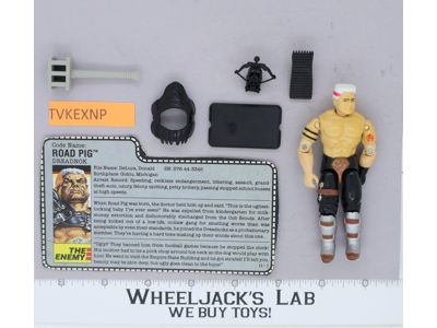 Road Pig V1 100% Complete G.I. Joe 1988 Hasbro Vintage Action Figure