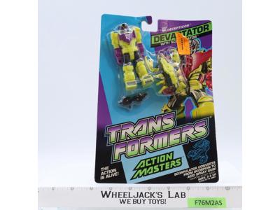Action Masters Devastator W/Scorpulator G1 Transformers 1989 Vintage MOSC