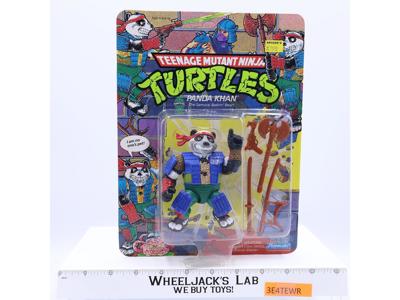 Panda Khan Teenage Mutant Ninja Turtles TMNT 1990 Playmates NEW MOSC UNPUNCHED