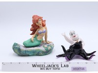 6" Ariel & 4.5" Ursula The Little Mermaid Disney Ceramic Figurines