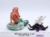 6" Ariel & 4.5" Ursula The Little Mermaid Disney Ceramic Figurines
